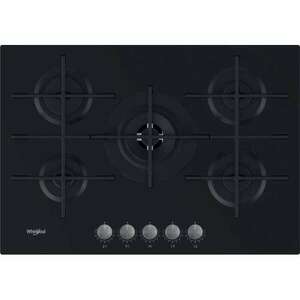 Whirlpool GOWL 728/NB Beépíthető gáz főzőlap, 73 cm, 5 főzőzóna, G0 dupla zóna, EasyReplace kép