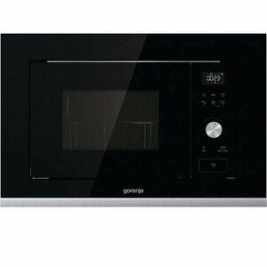 Gorenje BMX201AG1BG Beépíthető mikrohullámú sütő, 20L, 800W, 5 fokozat, Grill, Aquaclean, Fekete kép