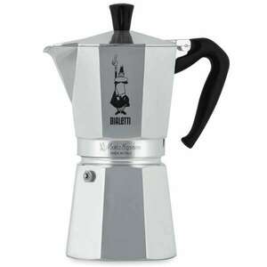 Bialetti 1165 Moka Express Kotyogós Kávéfőző 9 személyes, Ezüst kép