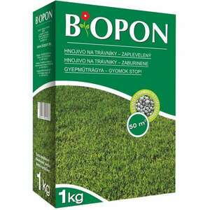 GYOM STOP GYEPMŰTRÁGYA 1KG - BIOPON granulátum 50 m2-re elegendő többkomponensű professzionális ásványi tápanyag gyephez - B1131 kép