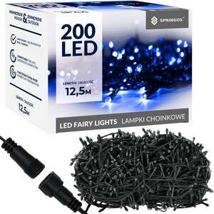 Springos karácsonyfa fények 200 led kép