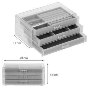 Springos doboz ékszereknek 23x14x11 cm kép