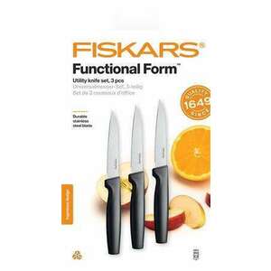 FISKARS Késkészlet, általános, 11 cm, FISKARS "Functional Form" fekete kép