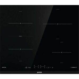 Gorenje IT643BCSC7 Beépíthető indukciós főzőlap, 59.5cm, 4 főzőzóna, StopGo, Fekete kép