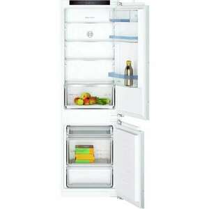 Bosch KIV86VFE1 Beépíthető kombinállt hűtőszekrény, 267 l, M 177.2 cm, LowFrost, FreshSense, E energiaosztály, Ezüst kép