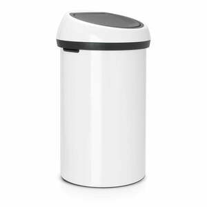 Fehér acél érintésre nyíló szemetes 60 l Touch Bin – Brabantia kép