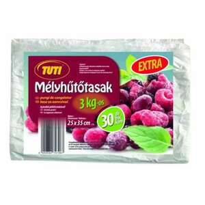 Tuti Extra Mélyhűtőzacskó - 3kg (30 db/csomag) kép