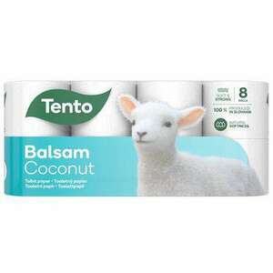 Tento Balsam Coconut 3 rétegű Toalettpapír 8 tekercs kép