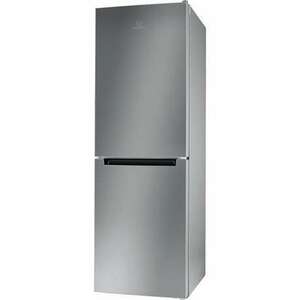 Indesit LI7 S2E S Kombinált hűtőszekrény, 308L, M: 176cm, Low Frost, E energiaosztály, Inox kép