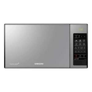 Samsung GE83X mikrohullámú sütő, 23 l, 800 W, grill, digitális kijelző, gyerekzár, fekete üveg kép