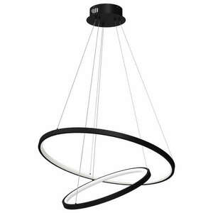 Modern LED függőlámpa fekete 51W Milagro Rotonda Black 2550lm 4000K ML7942 kép