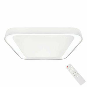 Távirányítós mennyezeti LED lámpa 38W Milagro Quadro White 3000-6000K 2680lm (ML7928) kép