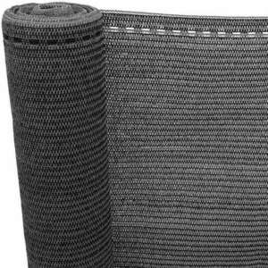 Minimaltex Árnyékoló Háló 1 X 10 M Szürke-Fekete Csíkos 180 G/M2... kép