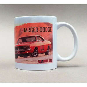 Retró Bögre - Charger Dodge General Lee kép