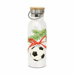 PPD.380201342 Rozsdamentes duplafalú acél útipalack 0, 5l, Football Ornament kép