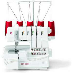 Singer Professional 5 14T968 Elektromos Automata Overlock fehér varrógép kép