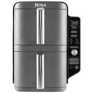 Ninja SL400EU Forrólevegős sütő, 9, 5L, 2470W, dupla, ezüst kép