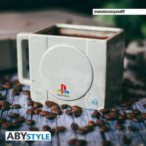 Playstation bögre 3D consol kép