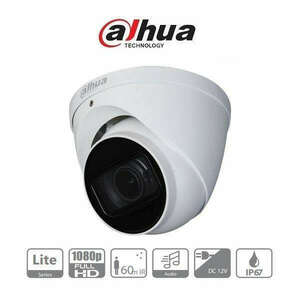 Dahua Analóg turretkamera - HAC-HDW1200T-Z-A (2MP, 2, 7-12mm(motor), kültéri, IR60m, ICR, IP67, DWDR, audio) kép