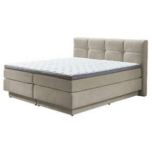 SUN GARDEN BOXSPRING PORTAGE BX2110 KONTINENTÁLIS FRANCIAÁGY, 160 X 200 CM, BÉZS kép