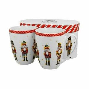 Porcelánbögre 380ml, 2 db-os szett dobozban, Nutcrackers kép