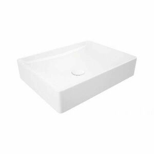 Sanovit - Top Counter pultra ültethető porcelán mosdó - SQUARE - - 50 x 38 cm kép