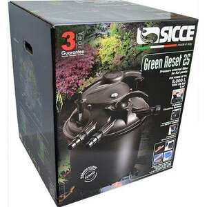 SICCE GREEN RESET 25L 1x10W UV-C 5m kerti tavi nyomásszűrő UV lámpával kép