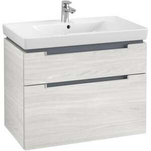 VILLEROY & BOCH Subway 2.0 fürdőszobai alsószekrény 2 fiókos white wood A91400E8 kép