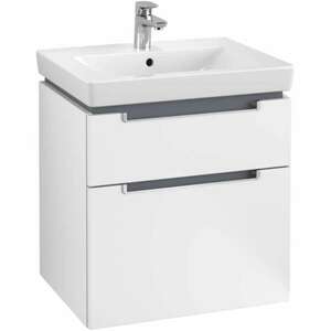 VILLEROY & BOCH Subway 2.0 fürdőszobai alsószekrény 2 fiókos matt white A90900MS kép