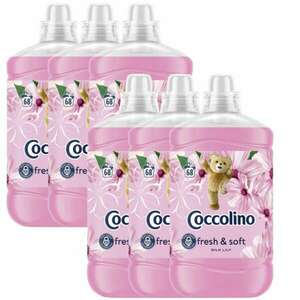 Coccolino Silk Lily Öblítő koncentrátum 408 mosás 6x1700ml kép