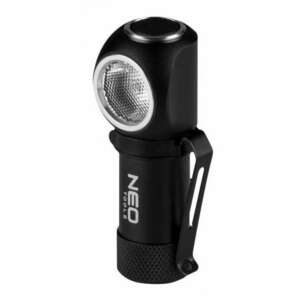 Neo Tools 99-027 fejlámpa + zseblámpa tölthető, usb, cree xpg3 led, Fekete/Narancs kép