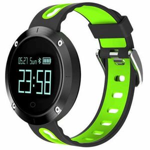 iUni DM58 Plus Fitness karkötő, vízálló, OLED kijelző, óra, lépésszámláló, impulzusfigyelés, értesítések, Zöld kép