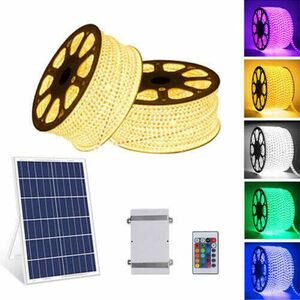 Solar Light Kültéri Napelemes Led Világitás Színes 10m KE-23-288 kép