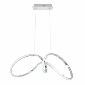 Modern LED függőlámpa króm 48W Milagro Tesoro Chrome 2400lm 4000K ML7952 kép