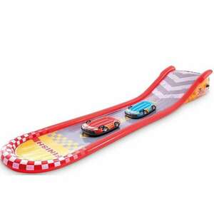 Intex 561x119x76cm Racing Fun felfújható Csúszda (57167NP) - piros kép