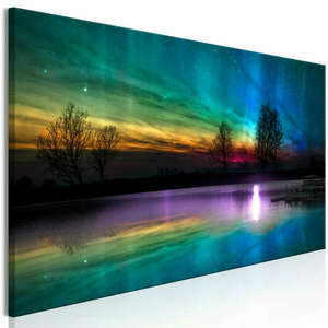 Rainbow Aurora (1 rész) Keskeny 135x45 - vászonkép kép