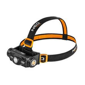 Neo Tools 99-028 Fejlámpa+zseblámpa 2az1-ben akkus USB 1000lm CREE LED 10W (Neo Tools 99-028) kép