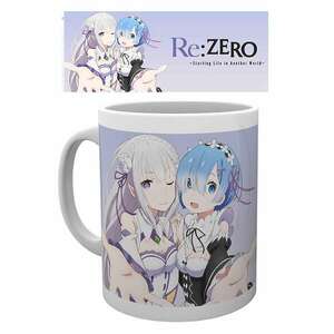 ABYstyle Re: Zero Rem & Emilia 325ml Bögre - Mintás (MG2123) kép