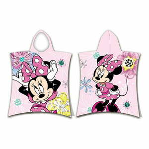 Rózsaszín frottír gyerek fürdőköpeny Minnie – Jerry Fabrics kép