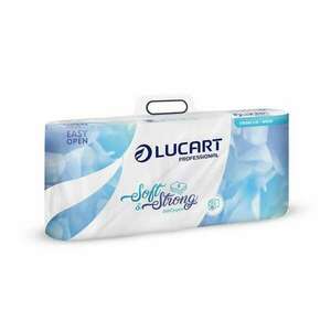 Lucart Soft and Strong toalettpapír, 3 rétegű kistekercses 10 tekercs fehér (811C08) (L811C08) kép