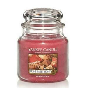 Yankee Candle Yankee gyertya HOME SWEET HOME Közepes gyertya (9072) (9072) kép