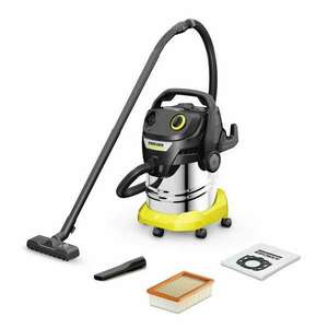 Karcher KWD 5 S V-25/5/22 (BSY) EU Száraz-nedves porszívó acél tartállyal (1.628-482.0) (1.628-482.0) kép