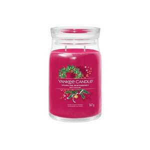 Yankee Candle Signature Sparkling Winterberry Illatgyertya 567g (1743373E) kép