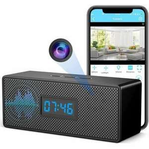 Óra iUni SpyCam IP45, Wi-Fi, 16GB, Full HD, mozgásérzékelő, Mozgásérzékelő kép