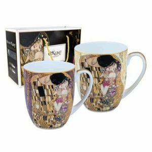 H.C.532-7404 Porcelán bögreszett 2db-os, 450ml, Klimt: The Kiss kép