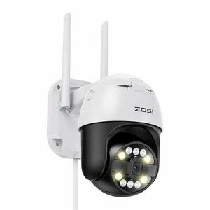 IP Outdoor Camera ZOSI C296 WiFi Pan Tilt 8MP Dual IP66 with 32GB microSD card kép