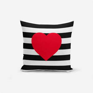 Navy Heart párnahuzat, 45 x 45 cm - Minimalist Cushion Covers kép