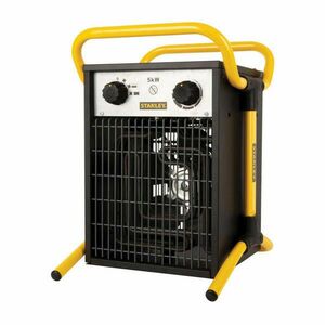 Stanley ST-05-400-E hordozható elektromos ventilátoros ipari fűtőtest, 2500W/5000W, IPX4 védelem kép