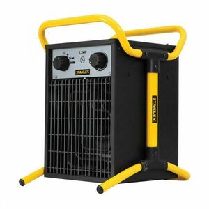 Stanley ST-033-240-E hordozható elektromos ventilátoros ipari fűtőtest, 1650W/3300W, IPX4 védelem kép