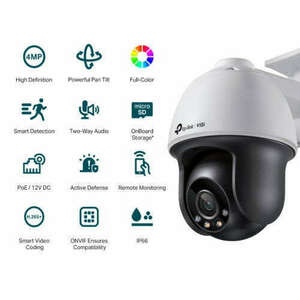 TP-LINK VIGI C540 4MP Wi-FI Outdoor Full-Color Pan Tilt Network Camera kép